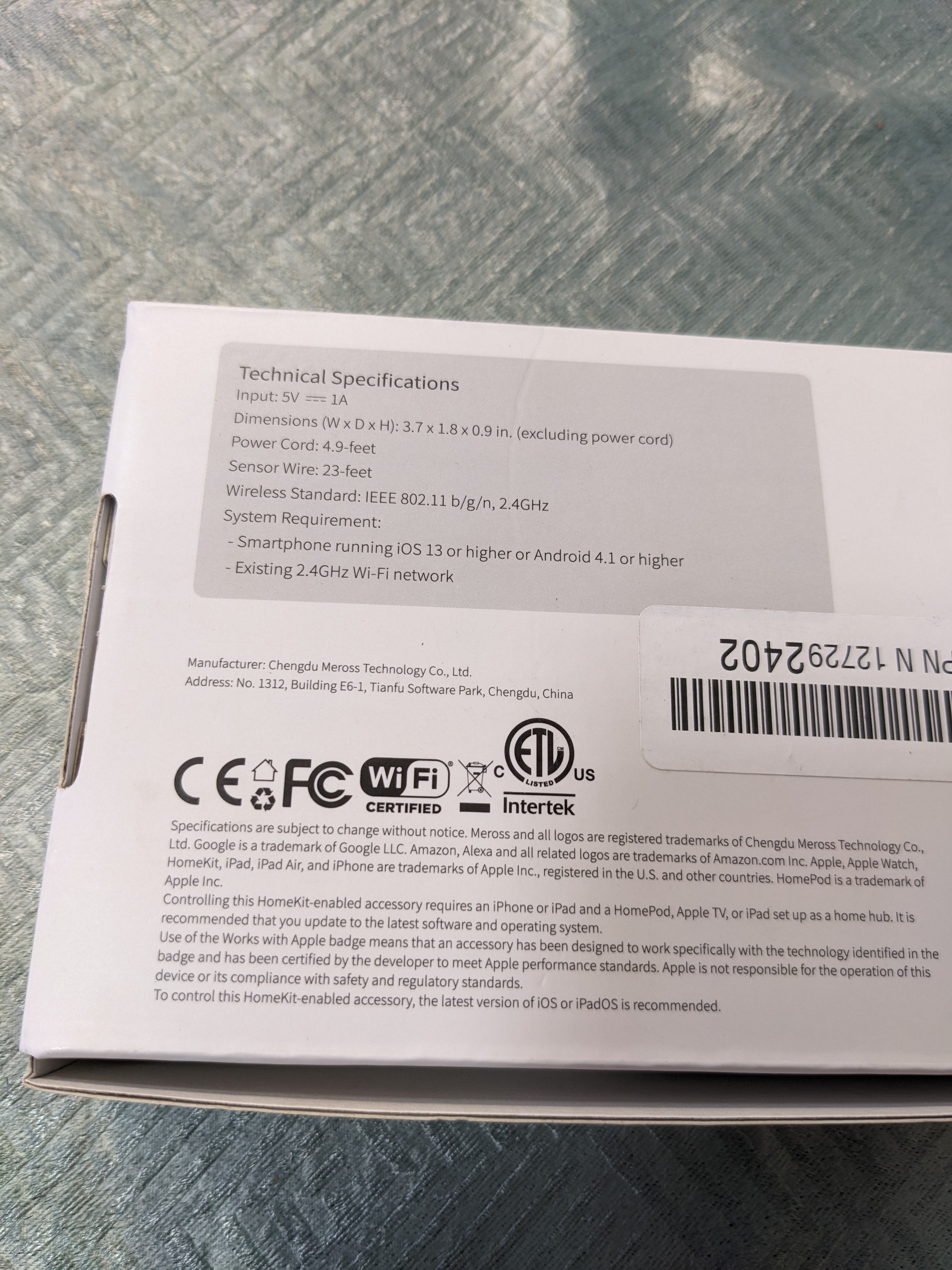 WiFi Smart Garage Door Opener Remote Apple HomeKit Siri Alexa Google SmartThings (7530555113710)